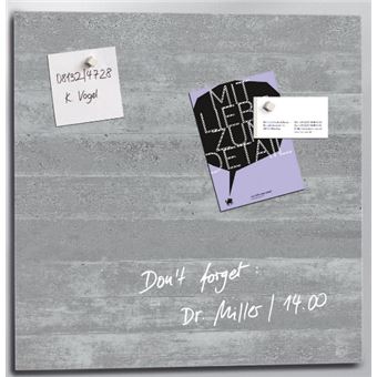 Quadro magnético Sigel GL168 | Cinzento - 1