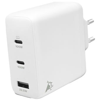 Carregador de Dispositivos Móveis Aqiila Chargebird W4 | Branco - 1