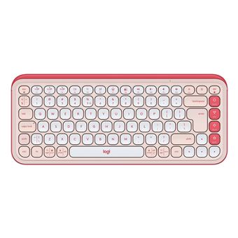 Teclado Wireless Logitech 920-013073 | Idioma: Inglês US | Rosa - 1