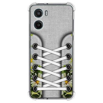 Capa de Silicone Tumundosmartphone à Prova de Choque para Motorola Moto G05 / E15 | Sneakers 08 Desenhos Design - 1