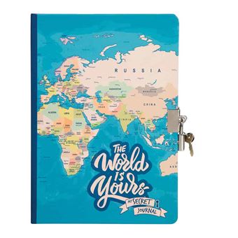 Diário com Cadeado I Total The World Is Yours Xl1860 - 1