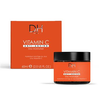 Hidratante de Dia Anti-Envelhecimento Dr H | com Vitamina C | nutrição profunda | 60ml - 1