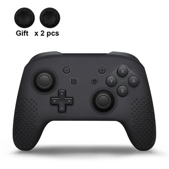Pack HSMY | 3 Capas Silicone Protetora + Grips para Comando Switch Pro - Preto - 1