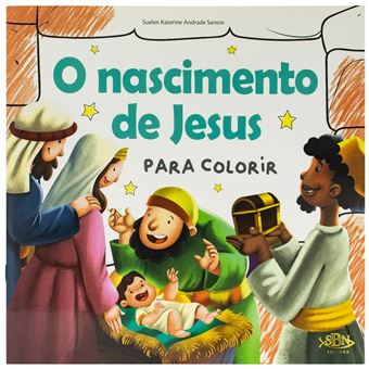 Contos Bíblicos Para Colorir: O Nascimento De Jesus - 1