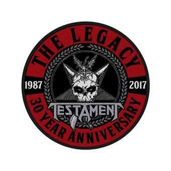 Emblema Rock Off Testament | The Legacy 30 Year Anniversary| Patch - 1