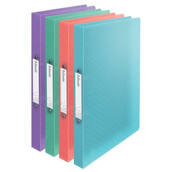 Argola para Capas Esselte 626244 | Azul, Cor de coral, Verde, Lavanda - 1