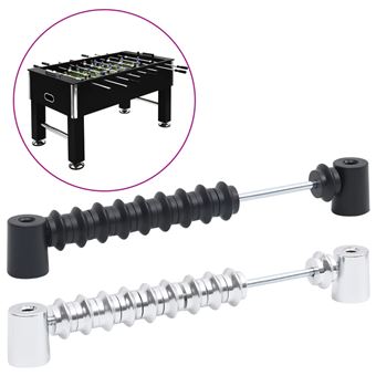 Marcador de Pontuação para Matraquilhos vidaXL 2 pcs Preto e prateado - 1