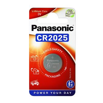 Pilha de Lítio 3V Panasonic CR2025 Silver - 1