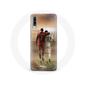 Capa Maniacase para Samsung Galaxy A70 Cristiano Ronaldo Messi Goat - 1