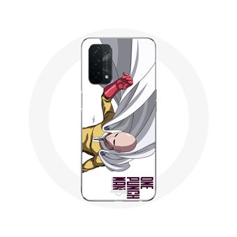 Capa Maniacase para Oppo A74 5G Saitama One Punch Man Anime Pôster - 1