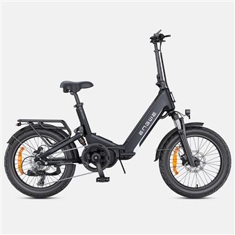 Bicicleta Elétrica ENGWE L20 3.0 Pro | Motor de acionamento central de 250 W e 100 Nm | Suspensão Total | Preto - 1