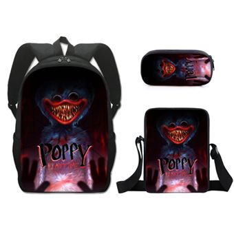 Mochila + Estojo + Bolsa de Ombro Infantil Good Deal Poppy Time 12 - 1