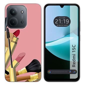 Capa Tumundosmartphone de silicone para Xiaomi Redmi 15C 4G / 5G | Desenhos de design de pincéis - 1