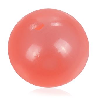 Bola de Silicone Anti-stress DAM | 5,5 cm | Brilha no Escuro - Vermelho - 1