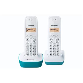 Telefone Panasonic KX-TG1612 | Azul, Branco - 1
