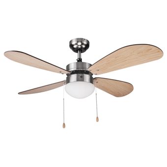 Ventoinha de Teto Haeger Cozy Fan | 3 Velocidades | Aço inoxidável, Madeira - 1