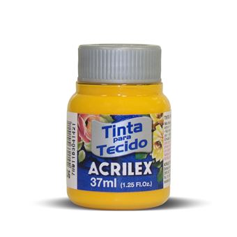 Tinta Acrilex Fosca para Tecido 04140/536 | 37ml - Amarelo Cadmio - 1