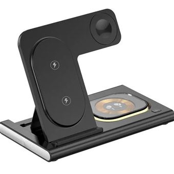 Carregador sem fio Antiimpacto | 15w | 3x1 Samsung Galaxy / Watch / Buds | preto - 1