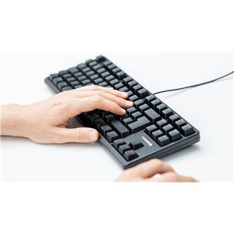 Teclado com Fios CHERRY G80-3000N RGB TKL | Idioma: Francês | Preto - 1