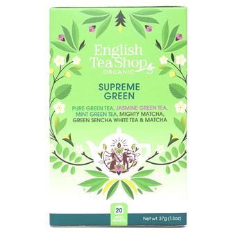 Sortido de Chás Verdes English Tea Shop Supreme Green | 20 Saquetas - 1