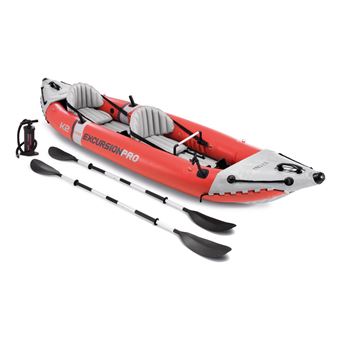 Barco Insuflável Intex Excursion Pro | Cinzento, Vermelho - 1