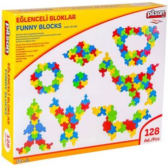 Blocos Divertidos Pilsan | 128 Peças - 1