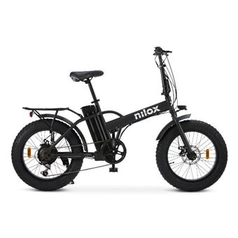 Bicicleta elétrica Nilox NXEBX5PRO | 25 km/h | 250 W | Autonomia: 60 km | 20" | Preto - 1