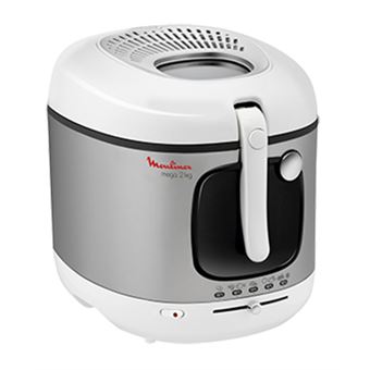 Fritadeira Moulinex AM4800 | 2100 W | Prateado, Branco - 1