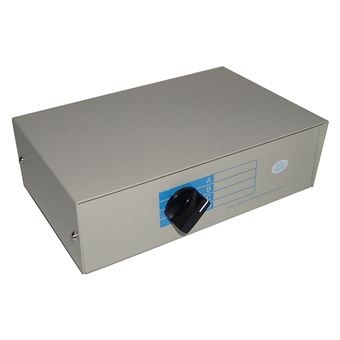 Interruptor KVM BeMatik de VGA PS2 de 4 Portas para Rato Teclado e Tela - 1