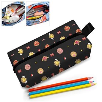 Estojo Sunny Holiday Sailor Moon 19x9x6cm preto - 1