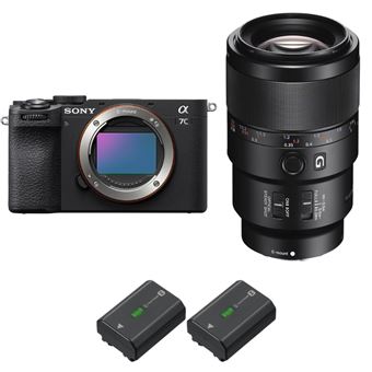Sony A7C II Preto + FE 90mm f/2.8 Macro G OSS + 2 Sony NP-FZ100 + PDF MCZ DIRECT - 1