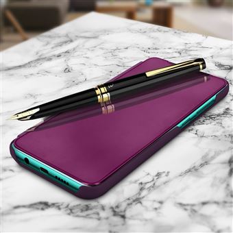 Capa Avizar para Xiaomi Redmi Note 8 Pro | Efeito Espelho | Função de Suporte - Violeta - 1