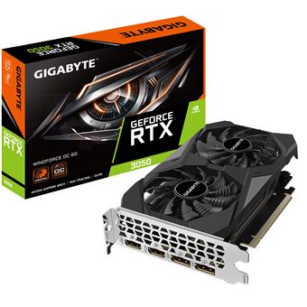 Placa de Vídeo GIGABYTE GeForce RTX 3050 WINDFORCE OC 6G | Cinzento - 1