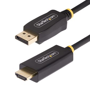 Adaptador de Cabo de Vídeo StarTech.com 3M-DP-HDMI-4K60-HDR | Preto - 1