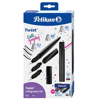 Kit de Caligrafia Pelikan Twist Calligraphy Set | Preto - 1