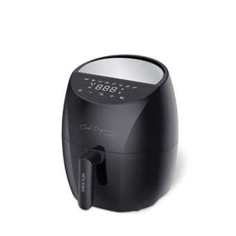 Air Fryer PRIXTON Cook Organics Compact | 3 L | 1400 W | Preto, Prateado - 1