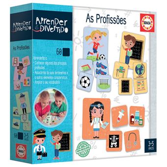 Jogo Educa As Profissoes Aprender E Divertido 19516 - 1