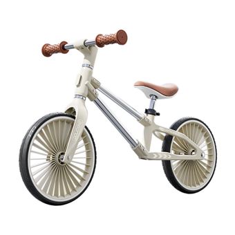 Bicicleta de Equilíbrio Infantil BEUNIK - Bege e Cinza - 1