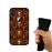 Capa Tpu Hapdey para Iphone X - Xs | Design Caveiras Douradas | Padrão Abstrato - Preto_3