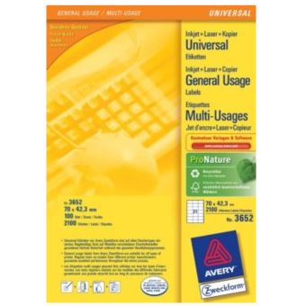 Avery Multi-Function Labels Branco - 1