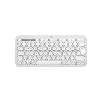 Teclado Wireless Logitech Pebble Keys 2 K380s | Idioma: Inglês US | Branco - 1
