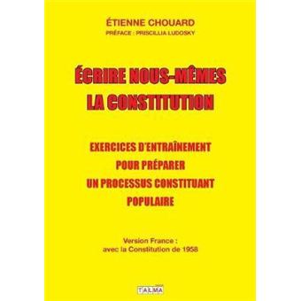 Ecrire Nousmêmes La Constitution version France - 1