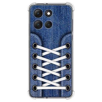 Capa TUMUNDOSMARTPHONE de Silicone à prova de choque para Motorola Moto G56 5G desenho de tênis 01 - 1