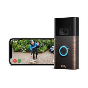 Campainha Inteligente Amazon Ring Video Doorbell 2ª geração com bateria | Bronze - 1
