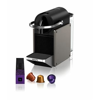 Máquina de Café Cápsulas Krups Nespresso Pixie | Titânio - 1