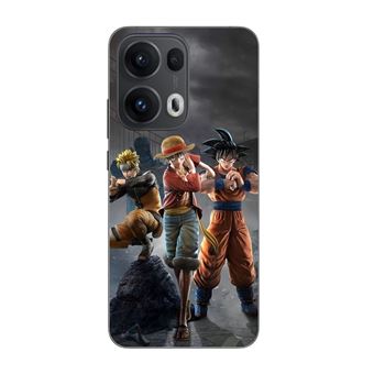 Capa Maniacase para Oppo Reno 13 Pro 5G | Sangoku naruto Luffy one piece Dragon Ball z 3D Anime manga - 1