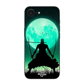 Capa Maniacase para Iphone 16E | Roronoa Zoro Triple Sword Full Moon - 1