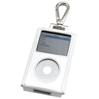 TuneWear 13065 capa para leitores MP3/MP4 Capa-bolsa Branco Couro - 1