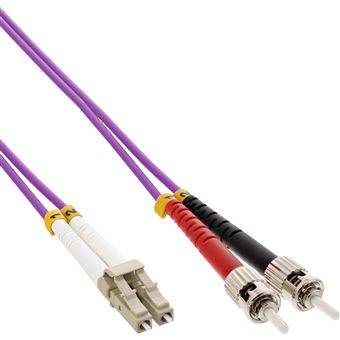 Cabo de Fibra Ótica InLine 88515P | Roxo - 1