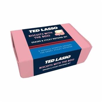Ted Lasso Biscuits With The Boss Scented Eraser  Sticky Notepad Set By Insights - 1